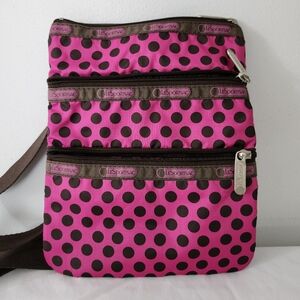 Lesportsac polka dot bag